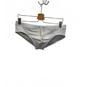 NEW TRIBE men's illusion swim brief in blue